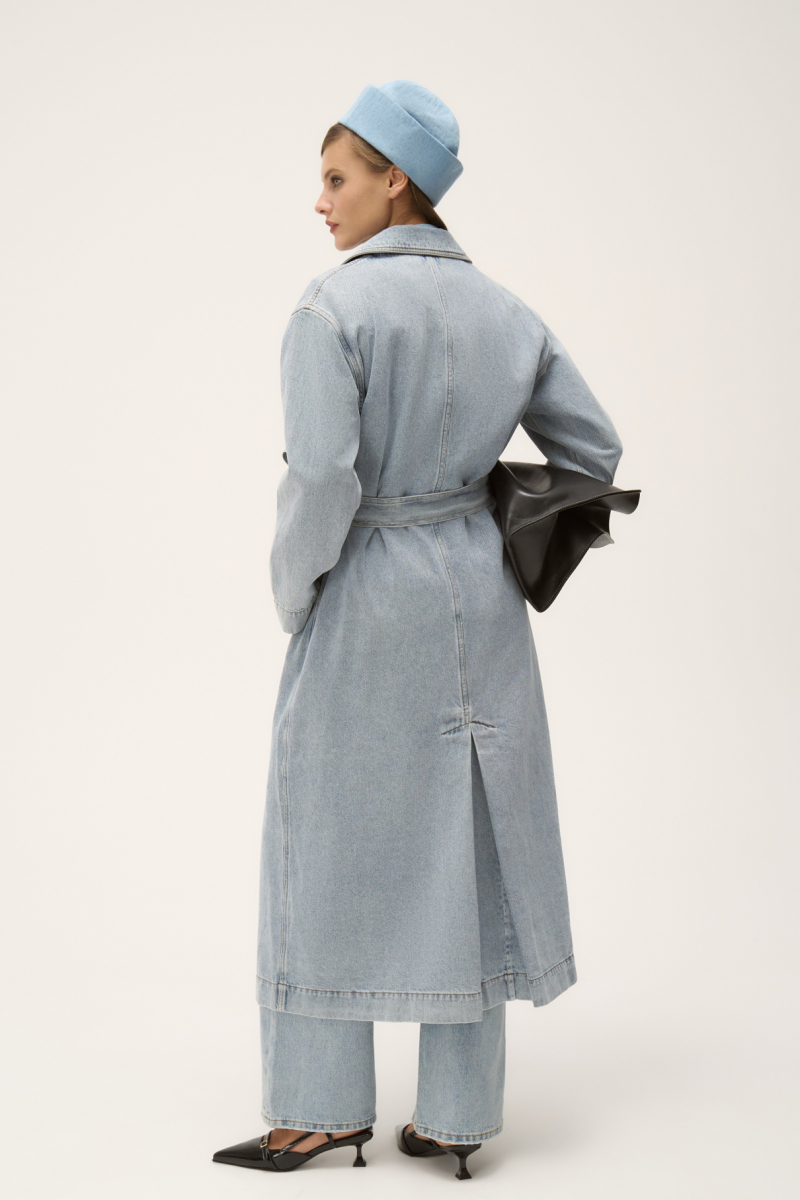 Тренч Gigi FASHION REBELS, цвет: голубой FR24FW2TR43PCW310LB |новая коллекция купить онлайн