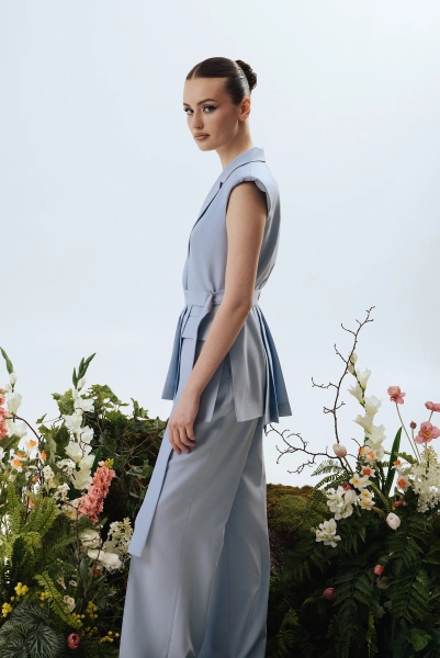 Жилет "Верочка" CHUBA, цвет: голубой,  купить онлайн