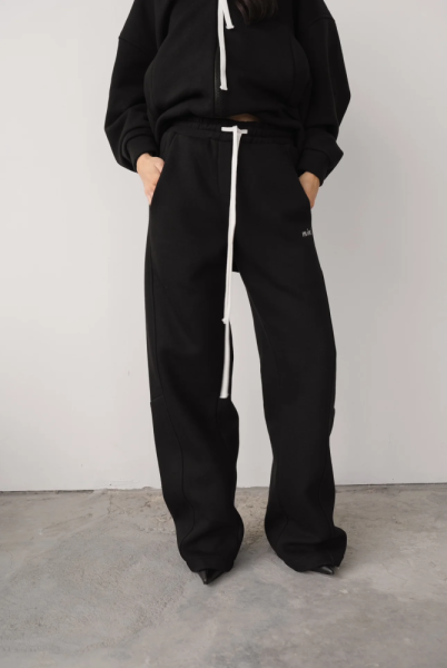 Брюки прямые с начёсом Soft