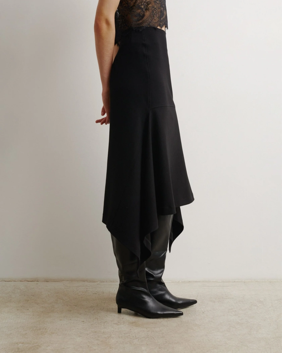 Юбка асимметричная BLACK Anmuse, цвет: Черный, SK24S73-BLC-2 купить онлайн