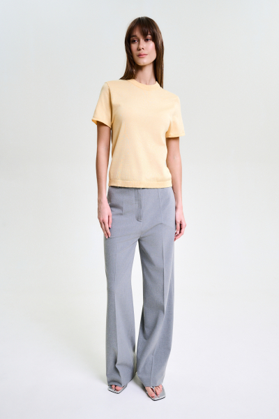 Футболка вязаная LIGHT YELLOW
