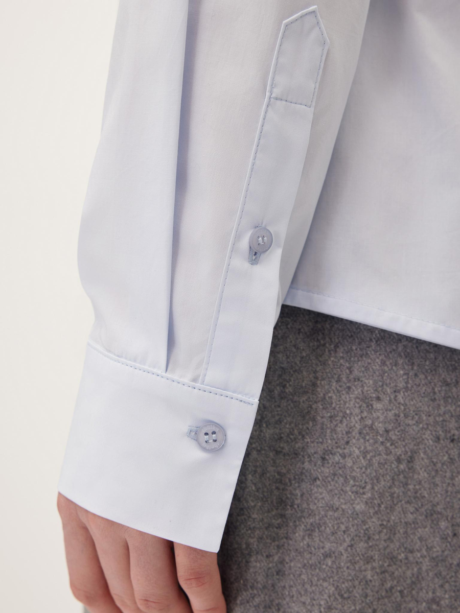 Рубашка приталенная Chaika, цвет: голубой, AW25BL02-23 купить онлайн