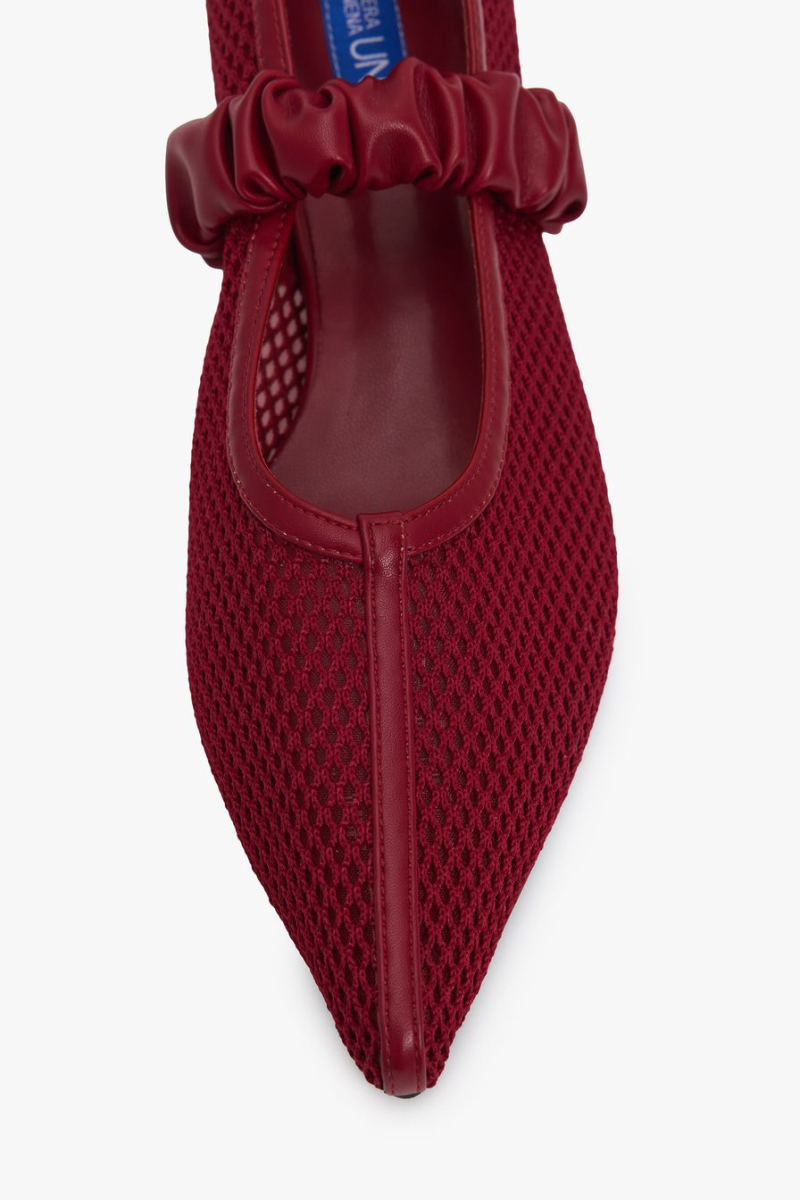 Туфли из сетки Lera Nena, цвет: Бордовый LNU.104.19123.330 купить онлайн