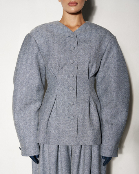 Жакет с длинным рукавом ELIZABETH BLUE JEANS YONS, цвет: голубой, YO-728 купить онлайн