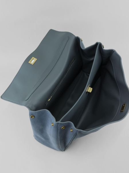 Сумка SANDRA MEDIUM brand salad, цвет: suede jeans J-704-PHR 6947 купить онлайн