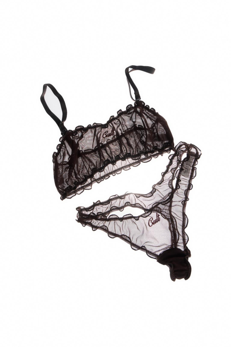 Топ «Муза» CULTBASE, цвет: коричневый  купить онлайн