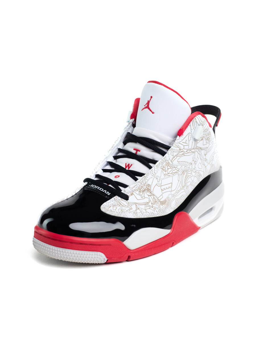 Кроссовки мужские Jordan Dub Zero "White Varsity Red" NKDADDYS SNEAKERS, цвет: разноцветный 311046-160 купить онлайн