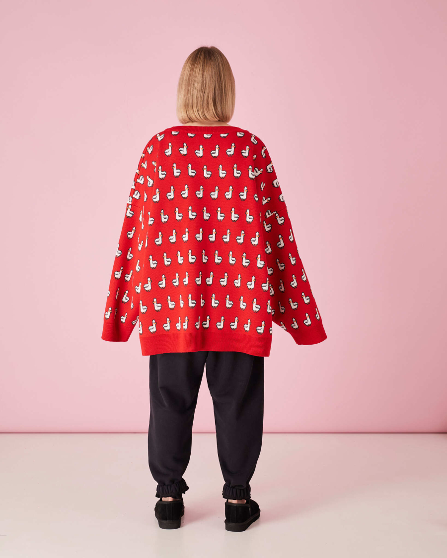 Свитер Гадкий утенок TABOO, цвет: красный, СvOdiznas купить онлайн