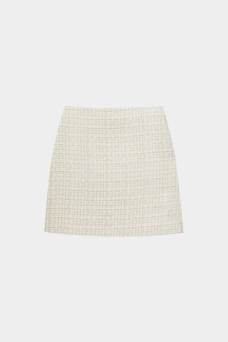 Юбка мини из твида