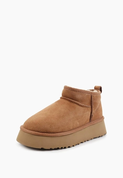 Угги из натуральной замши SBALO, цвет: рыжий SUG4-3 купить онлайн