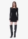 Платье THIN MINI FABLE, цвет: Черный, DRS-FBL-THNMN-BLCK купить онлайн