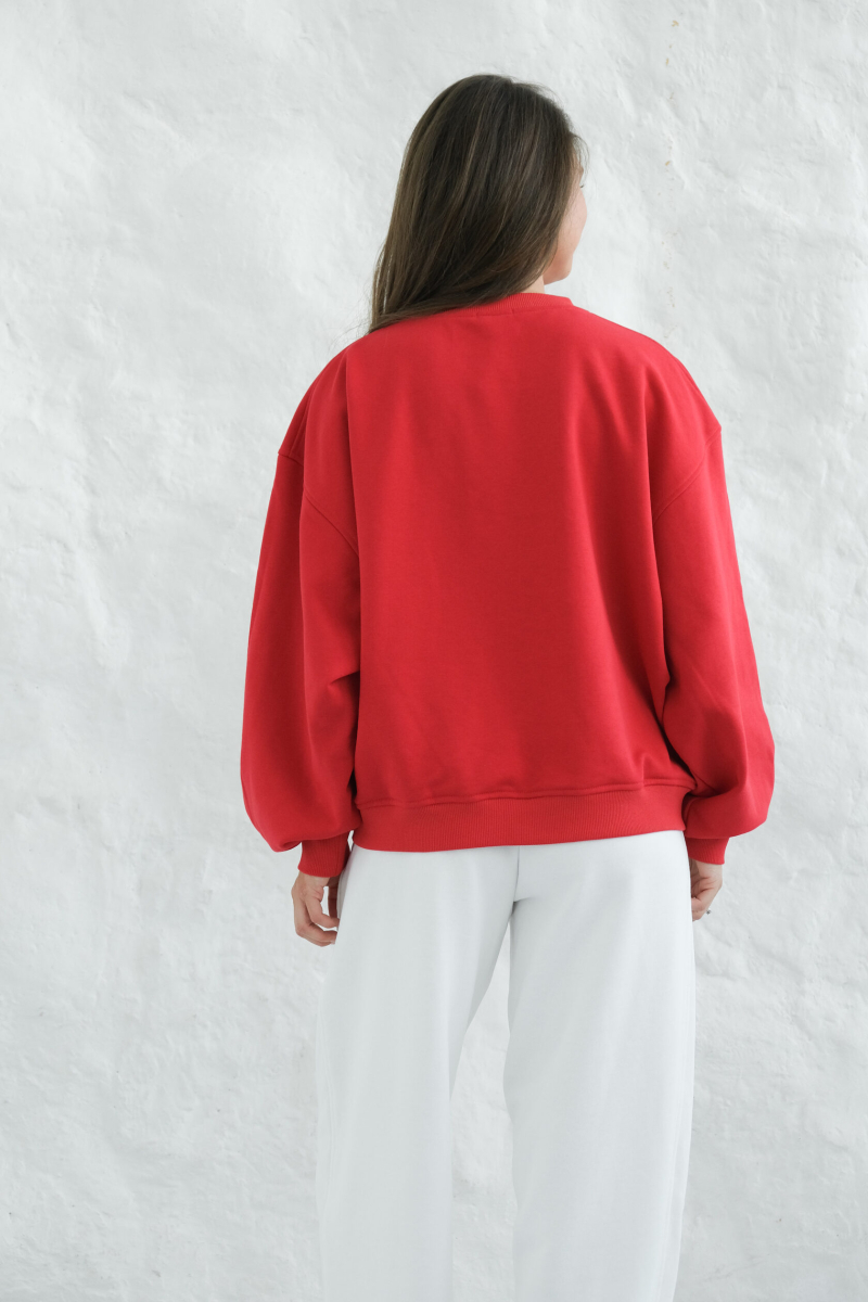 Свитшот Sport is life MINI, цвет: красный, НФ-00000147 купить онлайн