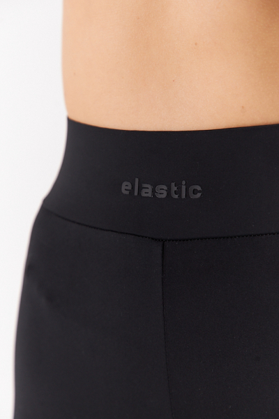 Легинсы со штрипками soft ELASTIC, цвет: Черный,  со скидкой купить онлайн