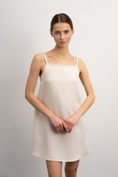 Платье Amanda Pearl PURE LINEN, цвет: жемчужный  |новая коллекция купить онлайн
