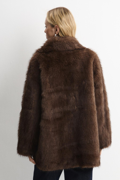 Шуба FURRIX ENEVOO, цвет: коричневый, 07105 купить онлайн
