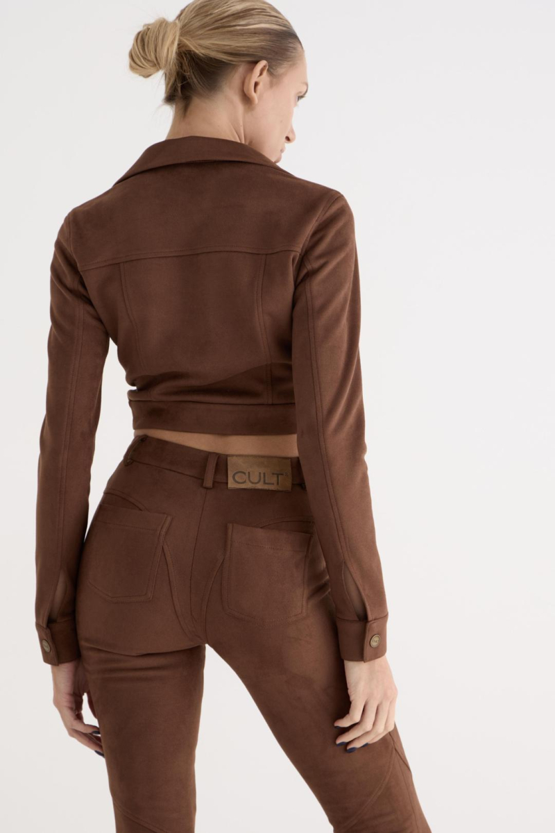 Рубашка Saddle CULT, цвет: коричневый,  купить онлайн