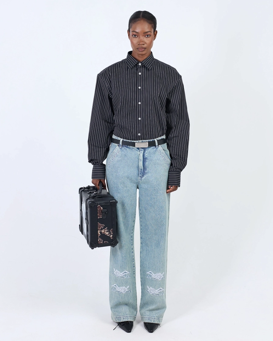 Рубашка CL71 STRIPES BLACK ASIA ST 71, цвет: Черный, Ast71.CL71.shirt-stripes-bl купить онлайн