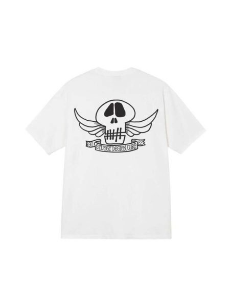 Футболка Stussy With Skull shvetsov store, цвет: белый, 1904803 купить онлайн