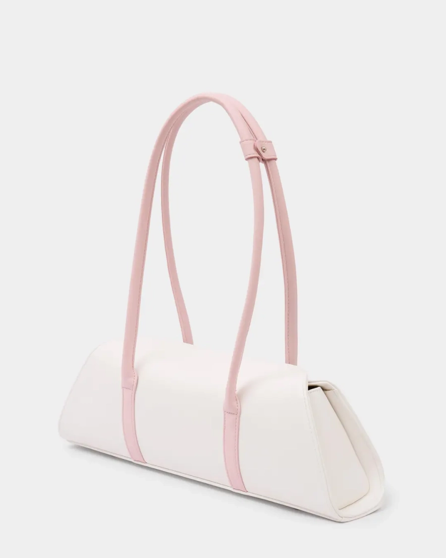 Каркасная сумка-такса с фиксированными ручками Arny Praht, цвет: молочный-зефир  купить онлайн