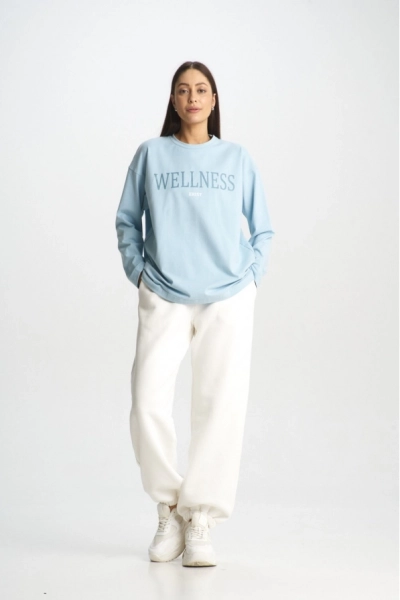 Лонгслив WELLNESS Light Blue Erist store, цвет: голубой, НФ-00001560 купить онлайн