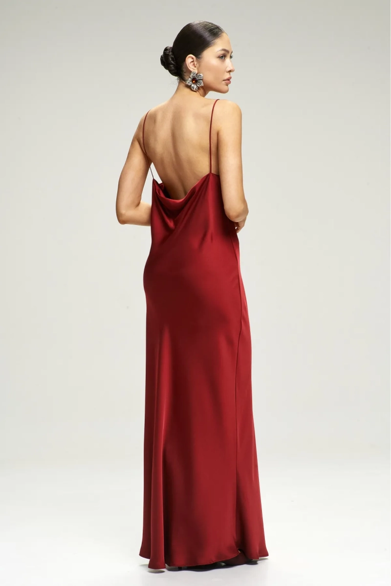 Платье-комбинация на тонких бретелях Red Erist store, цвет: красный, НФ-00002953 купить онлайн