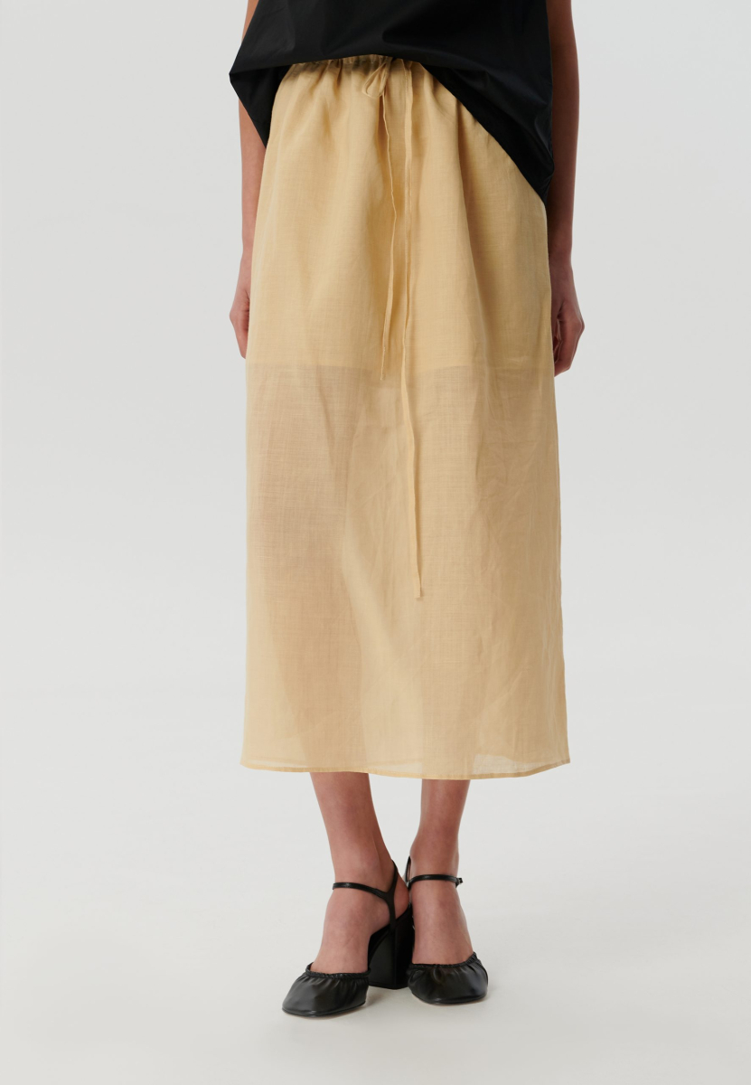 Юбка из рами CHUBA, цвет: грушевый, skirt_flare купить онлайн