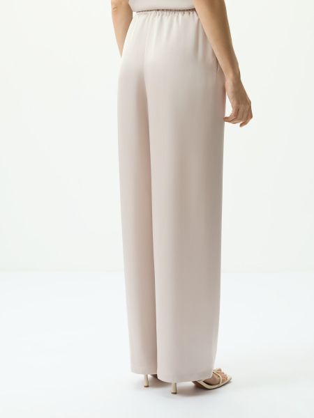 Брюки шелковистые на резинке