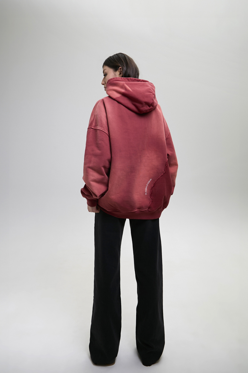 Худи Hoodie Scheme of the City Brûler d'Amour, цвет: RED, BF2404C-3010-41 купить онлайн