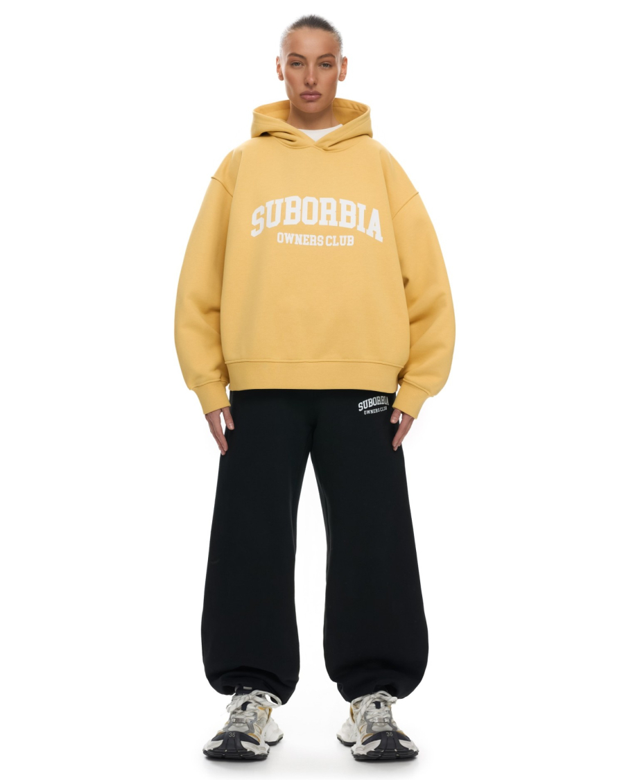 Худи OWNERS CLUB Suborbia, цвет: yellow, 006381 купить онлайн