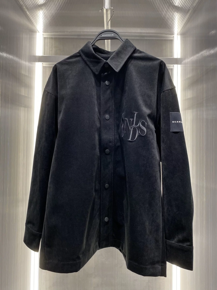 Рубашка вельвет SCANDALIS, цвет: Черный, Рвел005а купить онлайн