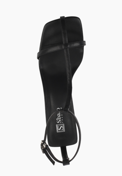 Босоножки натуральная кожа SBALO, цвет: Черный STR3-1 купить онлайн