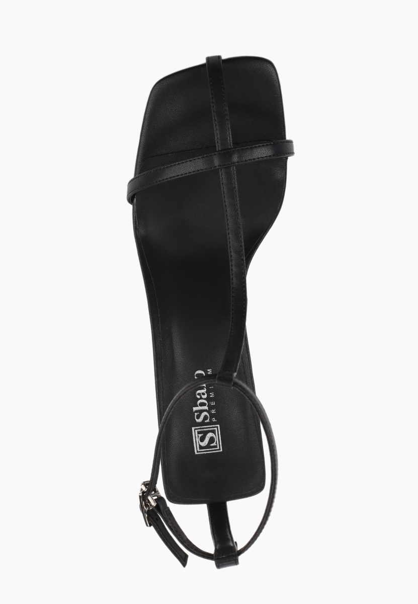 Босоножки натуральная кожа SBALO, цвет: Черный STR3-1 купить онлайн