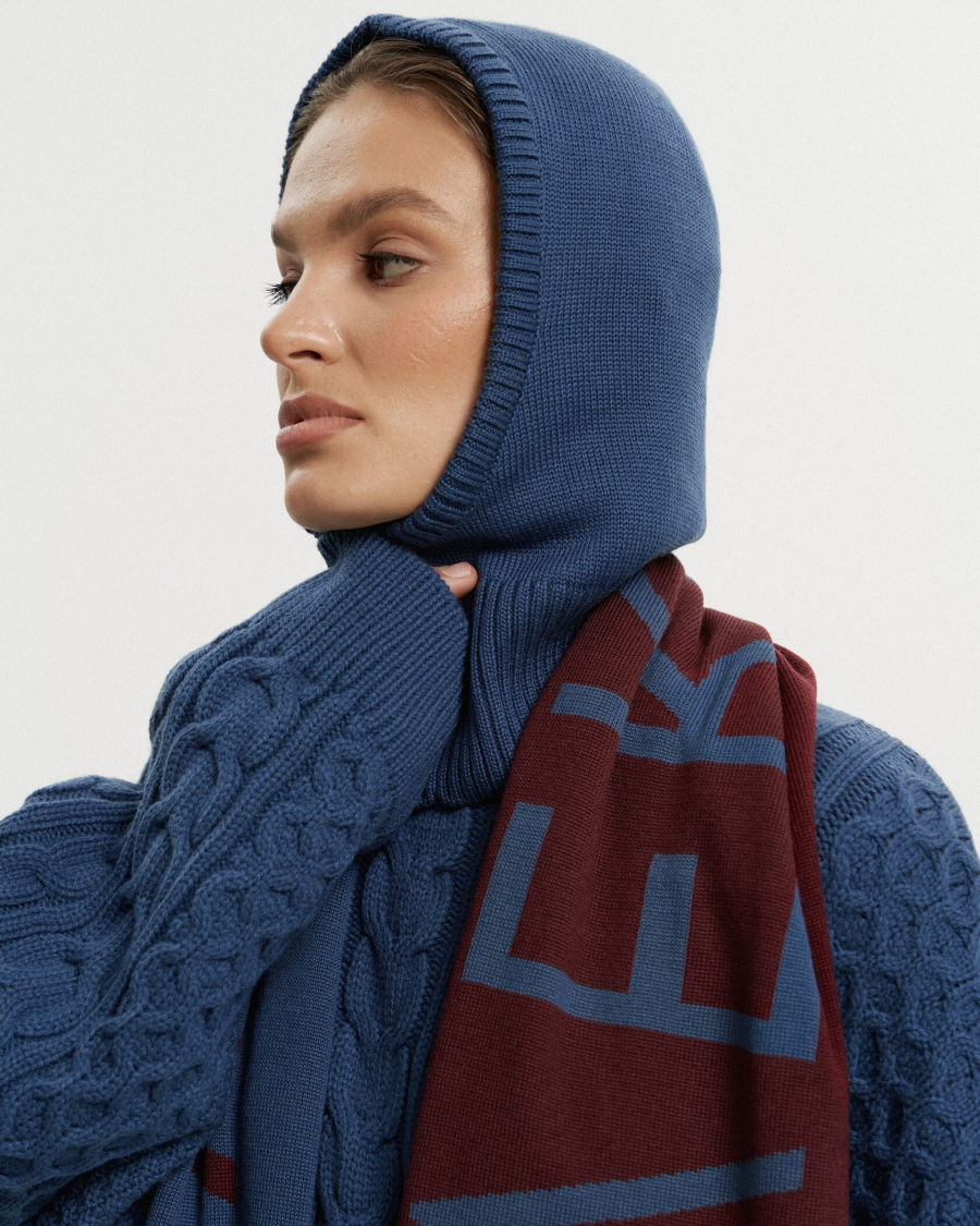 Капор BLUE YONS, цвет: синий  купить онлайн