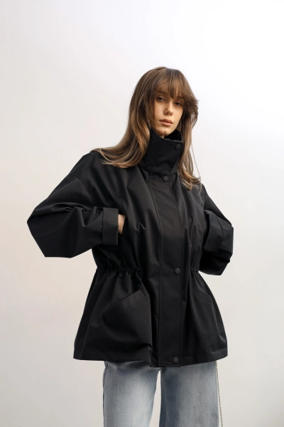 Ветровка Parka black issju, цвет: Черный, 4239 купить онлайн