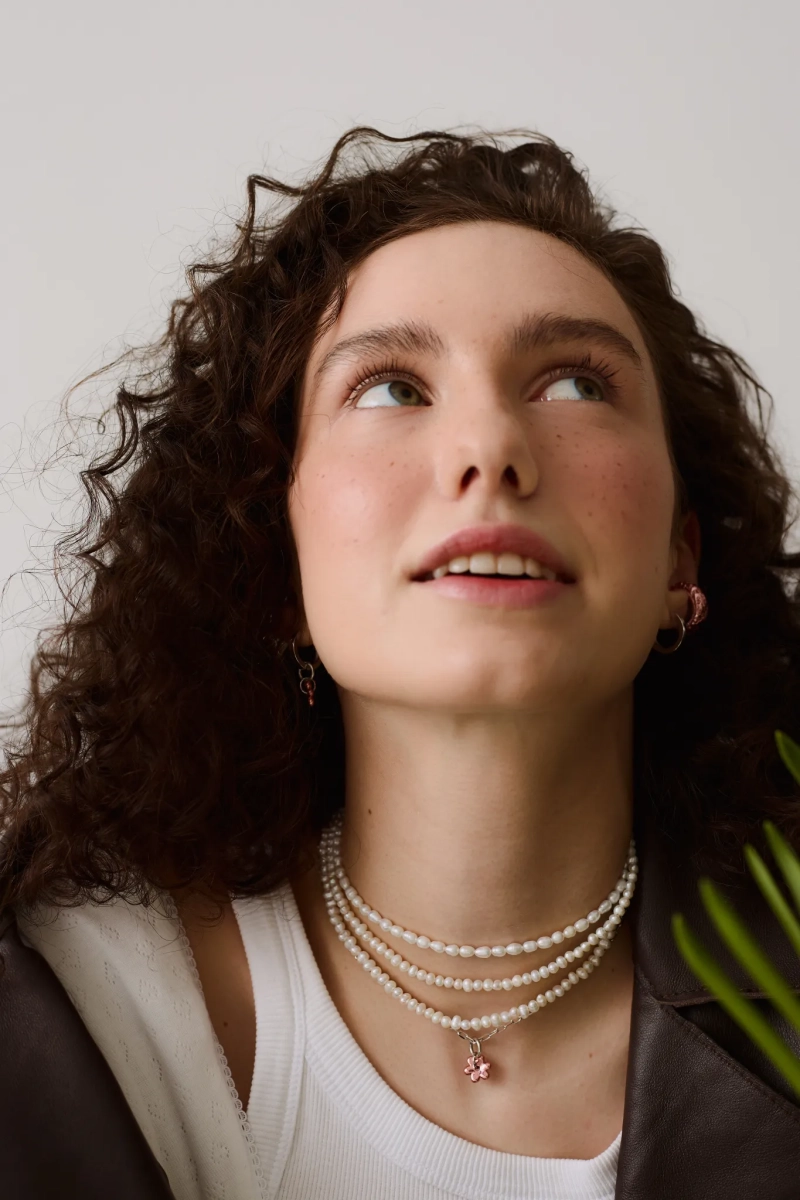 Серебряная подвеска «Расцветай» SBLESKOM, цвет: розовый, 32249 купить онлайн