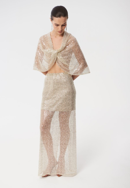 Кейп Angel’s tears CHUBA, цвет: золотой,  купить онлайн