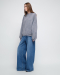 Свитшот washed с крошением ASYA SEMYONOVA, цвет: графит, 00-00001870 купить онлайн