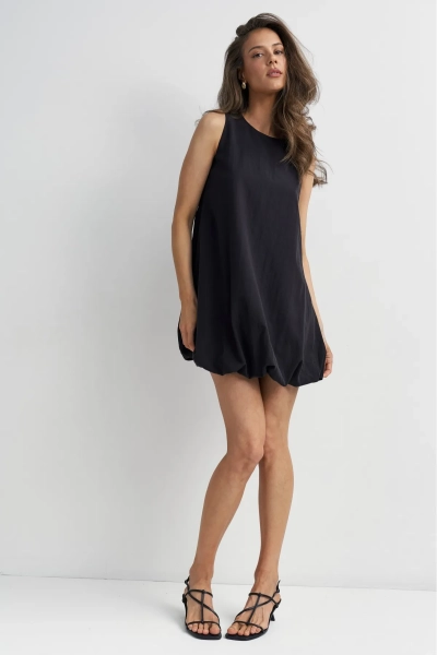 Платье-мини баллон Erist store, цвет: Черный, НФ-00003897 купить онлайн