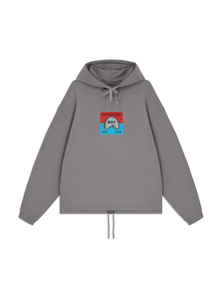 Худи PANASIAN STICKER PAC HOODIE/FORTUNE STORE RICE, цвет: айсберг, НФ-00000460 купить онлайн