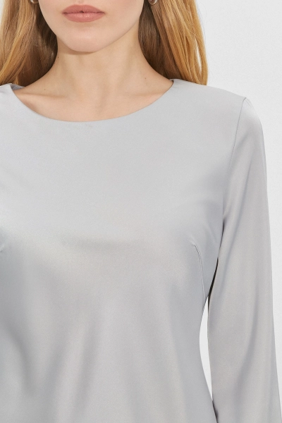 Платье из атласа расклешенного силуэта Mollis, цвет: серый, 12-09-2491/3 купить онлайн