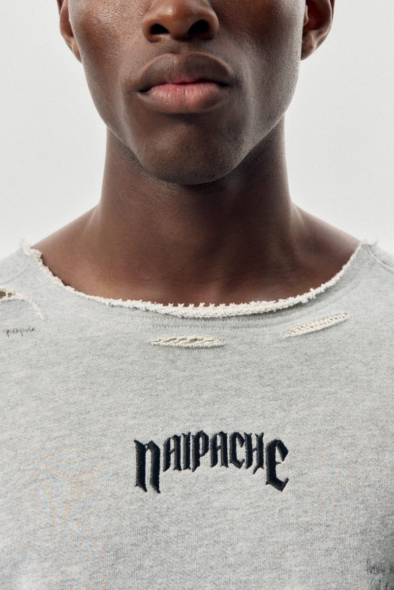 Свитшот Скетч NAIPACHE, цвет: серый, 2613002800 купить онлайн