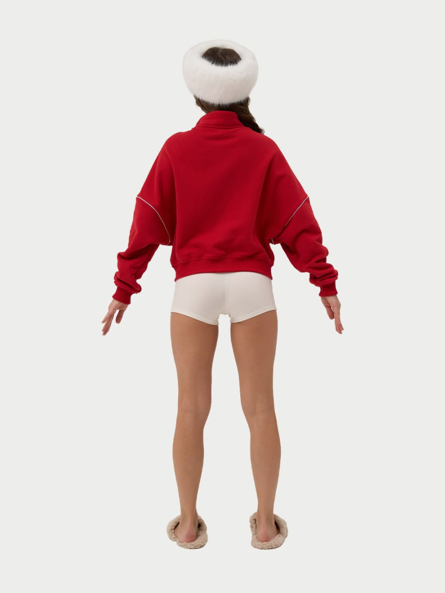 Zip Худи с кантом утепленное ONSI, цвет: RED,  купить онлайн