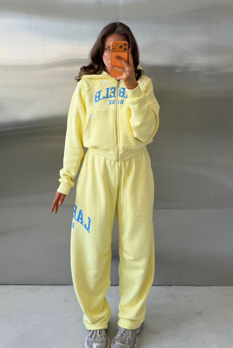 Худи на молнии укороченный Label .B, цвет: Желтый,  купить онлайн