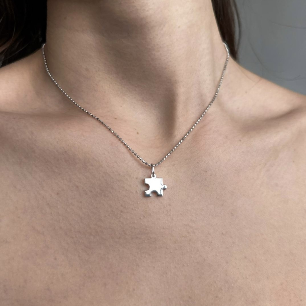 Подвеска Пазл The Reason, цвет: серебро, пдв пазл купить онлайн