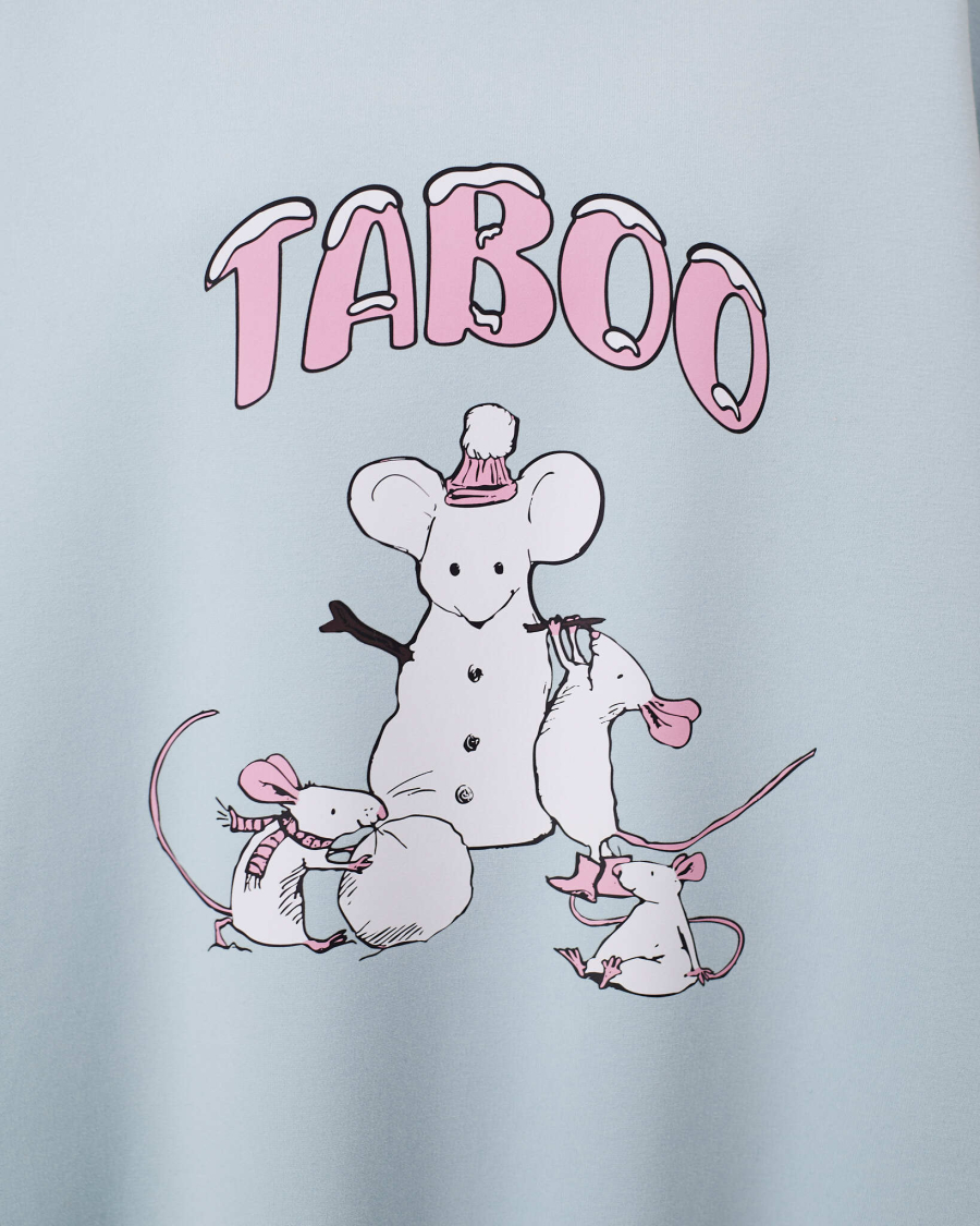 Табуха Пойдем лепить Снеговикрысу TABOO, цвет: морозная мята, TDDPS купить онлайн