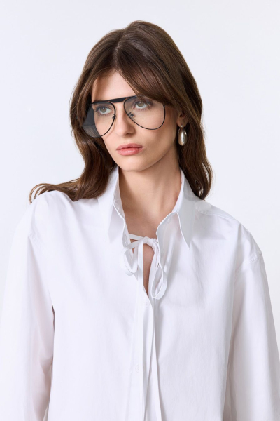 Рубашка из 100% хлопка TOPTOP, цвет: белый, TT.021.16925.100 купить онлайн