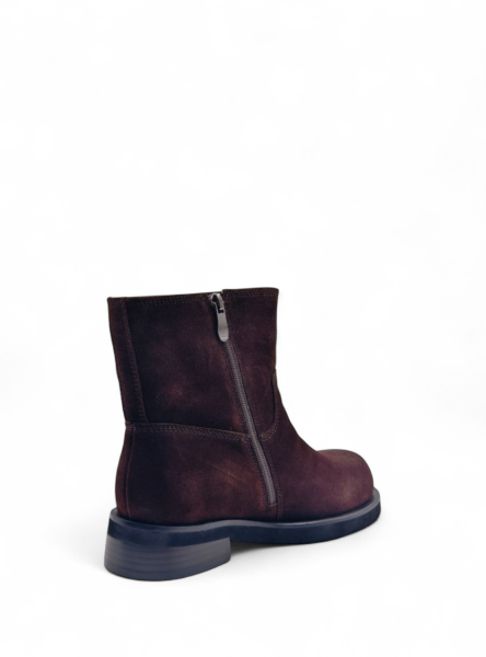 Ботинки зимние из натуральной замши GRANDERA, цвет: темно-коричневый hn539-3630-2/m (868) купить онлайн