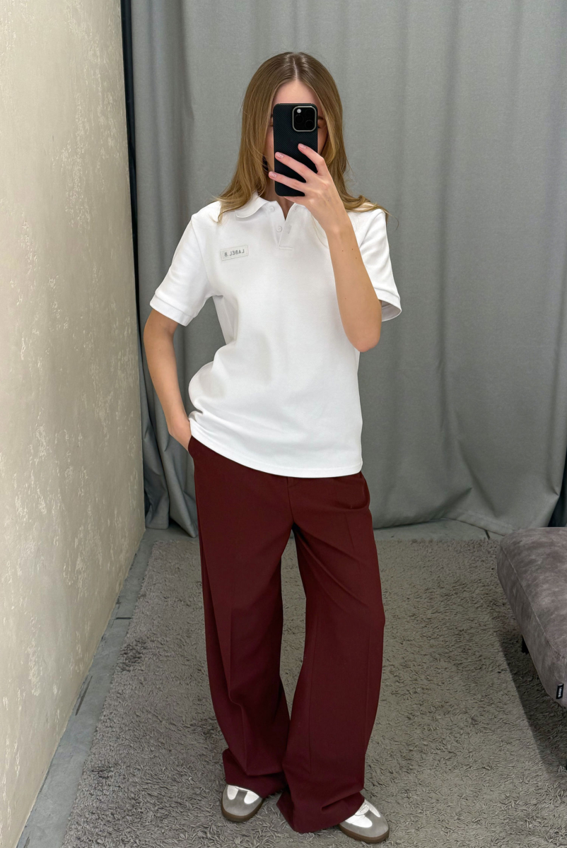 Футболка поло WHITE