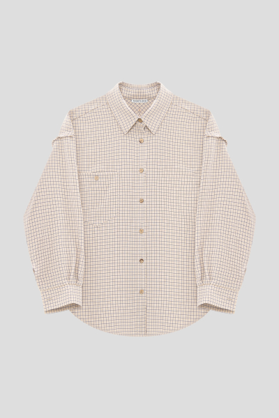 Рубашка "EASE" MIARTLAND, цвет: бежевый, НФ-00000757 купить онлайн