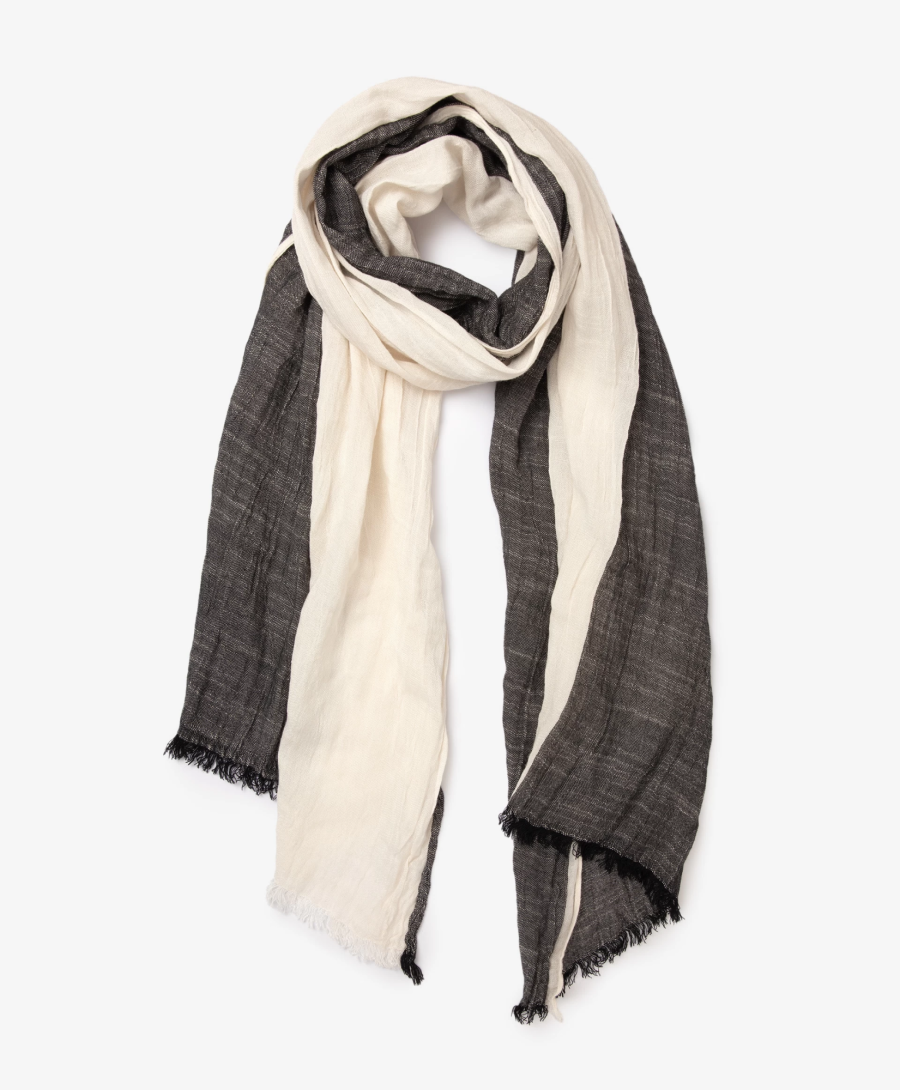 Шарф двухцветный